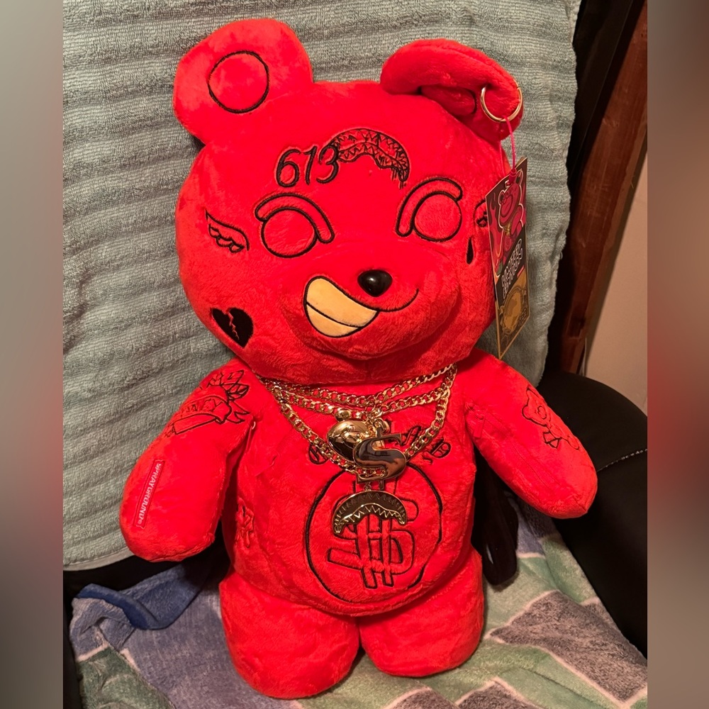 DIABLO PLUSH TEDDYBEAR BACKPACK